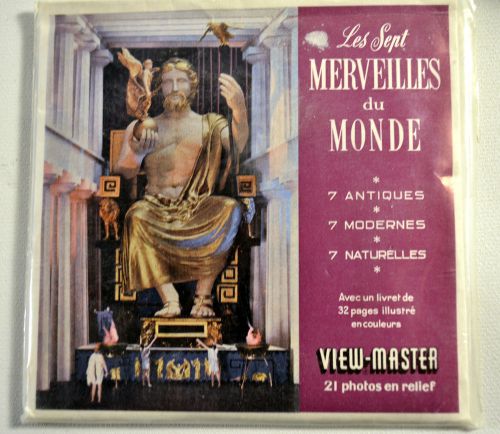 Sawyer&#039;s View-Master 7 Wonders of the World 7 Merveilles du Monde B901 french