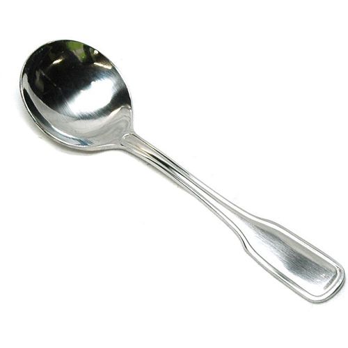 Harvard bouillon spoon 2 dozen count stainless steel silverware flatware for sale