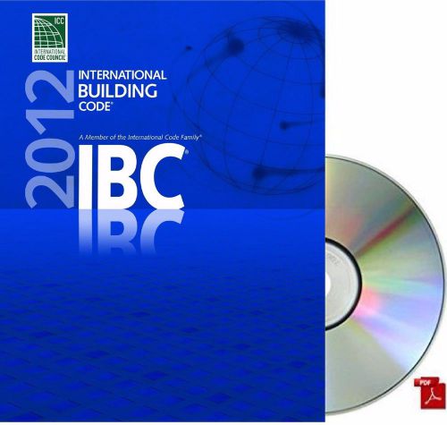 2012  International Building Code ( IBC) by International Code Council PDF CD