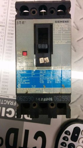 New Siemens ED43B020 Circuit Breaker