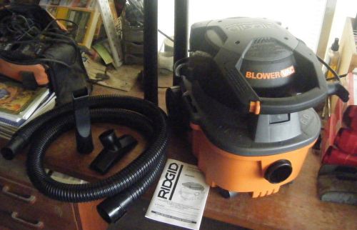 Ridgid 4-gal. wet/dry vacuum with detachable blower model # wd4080 for sale