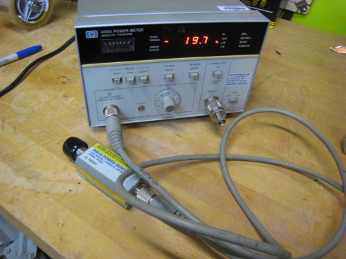 HP 436A power meter with Agilent 8481A power sensor