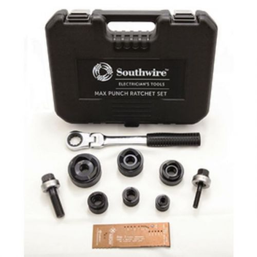 Southwire 9-piece max punch knockout punch ratchet set mpr-01sd for sale