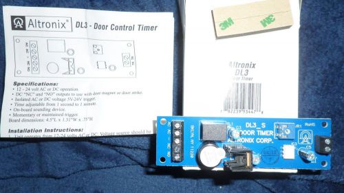 ALTRONIX DL3 Door Control Timer W/Sounder new in box