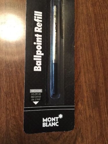Mont Blanc Ballpoint Refill Medium Black