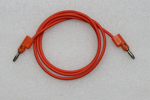Pomona b-36-2 36&#034; stackable banana plug test lead wire patch cord cable #cu-red for sale