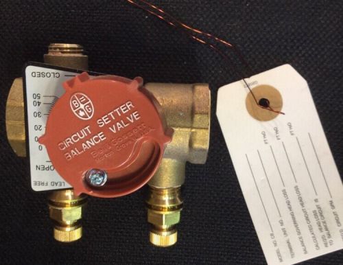 Bell gossett circuit setter balance valve 3/4&#034; npt #117415lf v1000187c for sale
