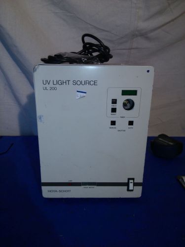 Hoya-Schott UV Light Source Model UL-200 (LB-B11)