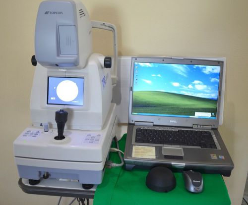 TOPCON TRC-NW100 NON-MYDRIATIC RETINAL CAMERA    GOOD CONDITION