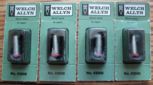 Lot of 4 WELCH ALLYN Replacement Bulbs No. 03000 Lamp New In Packages