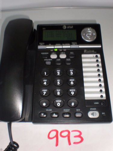 AT&amp;T 993 2-Line Speakerphone W/power cord   (Caller ID, Conferencing