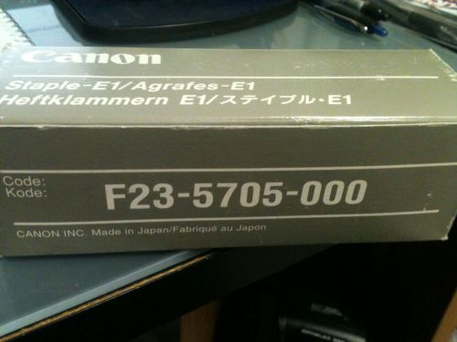 Genuine Canon Staple-E1 F23-5705-000, 0251A001[AA] (3 cartridges)