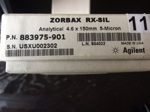 Zorbax RX-SIL 4.6 x 150 mm 5-micron Sealed Agilent HPLC