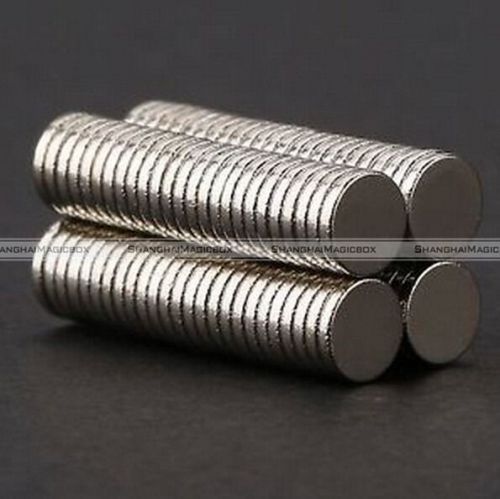 100Pcs Strong Magnets Craft Disc Round Model 5 x 1mm Rare Earth Neodymium N35