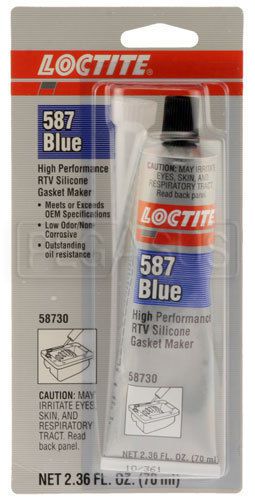 Loctite 587 Blue  RTV Silicone Gasket Maker 2.36 FL. OZ. 58730