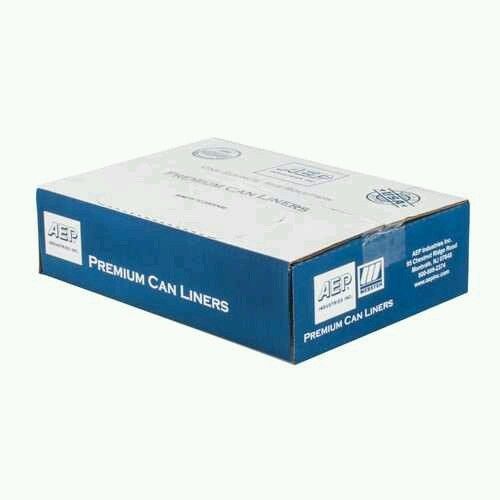 AEP 303620W 20-30 Gallon 0.8 Mil 30&#034;x 36&#034; Low Density Heavy Duty White Can Liner