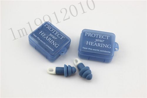 1 pair Silicone Ear Plugs Anti Noise Snore Earplugs Comfortable For Study Sleep