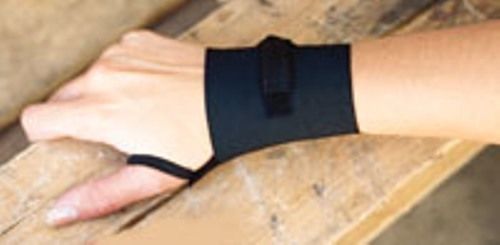2 NEW UNIVERSAL INDUSTRIAL WRIST SUPPORT BRACE W/ LOOP BLACK ONE SIZE FREE SHIP