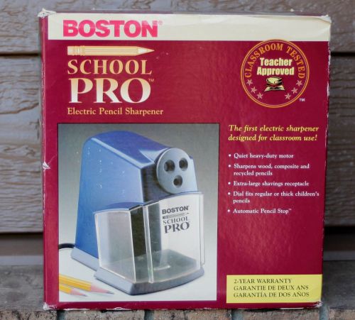 New! BOSTON School Pro Electric Pencil Sharpener Classroom