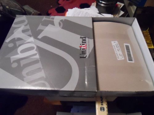 Unibind steelcrystal ls 220-280 pgs type 30 black unopened case of 25 for sale