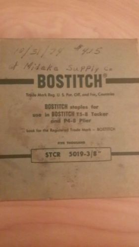 Bostitch Staples Full Box 1974 Vintage