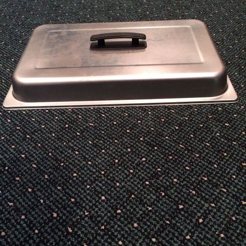 Choice Full Size Solid Dome Stainless Steel Steam Table / Hotel Pan Cover Lid
