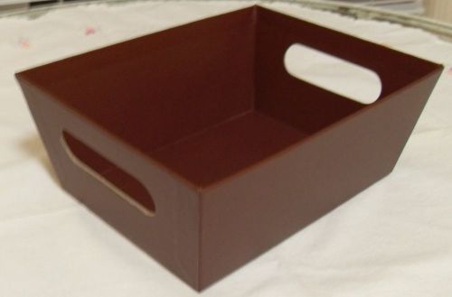Small Brown Market Tray Gift &amp; Gourmet Retail Packaging Basket 6Pk 58082 BoxCo