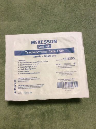 McKesson Medi-Pak Tracheostomy Care Tray (case of 20)
