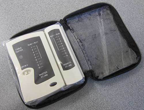CABLE TESTER in leather case NOS