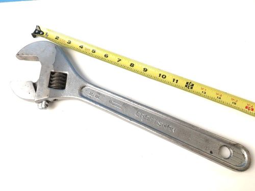 CRAFTSMAN 16&#034; ADJUSTABLE WRENCH, USA,