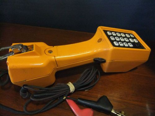 Harris Dracon Test Set Lineman&#039;s Telephone Phone Line Tester TS22A Butt Set