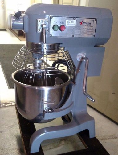 Omcan 20 qt planetary mixer guard plus 3 attachments sp200at for sale