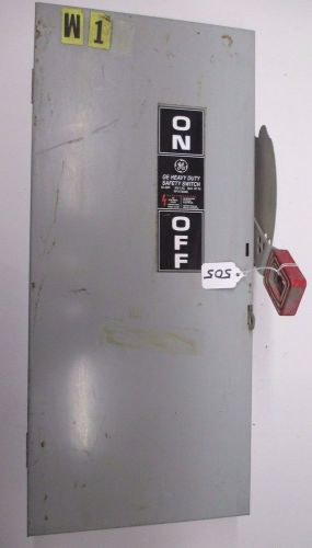 GE 60A 600V Fusible Heavy Duty Safety Switch #505