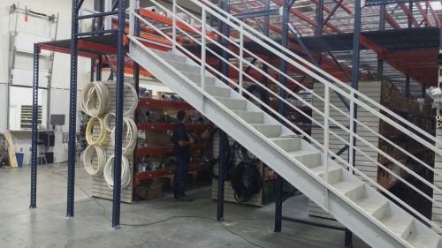 mezzanine pallet rack racking system steel shelving industrial warehouse racks