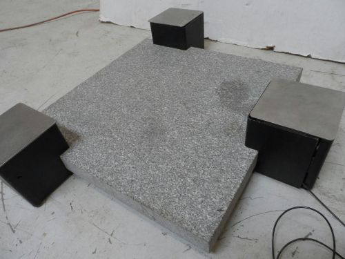 TMC 64 Table Top Granite Vibration Platform With 3 Isolators SYS# 64-314