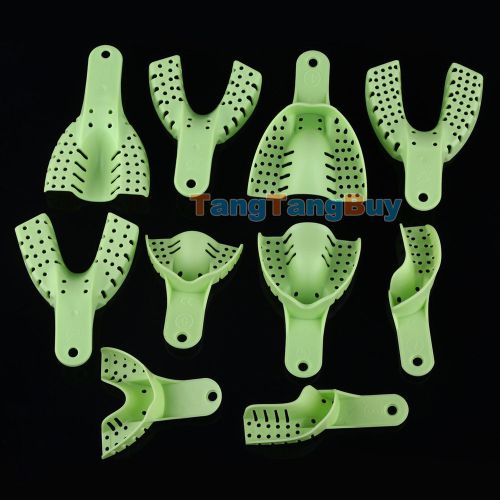 10 pcs/set dental supply impression trays autoclavable central supply for sale