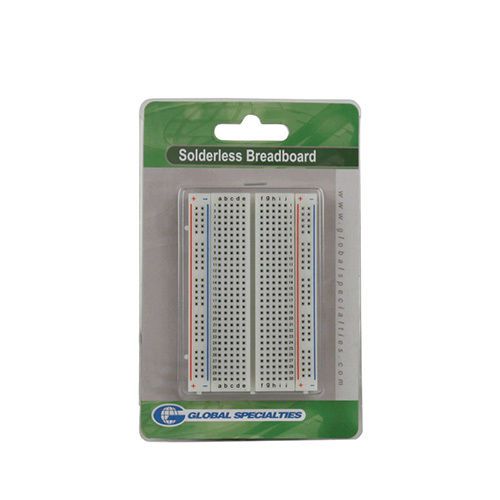 Global specialties gs-400 breadboard w/400 tie points and bus strip for sale