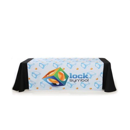 Table runner, 4ft x 5.25ft (63“) length, we print color with your logo