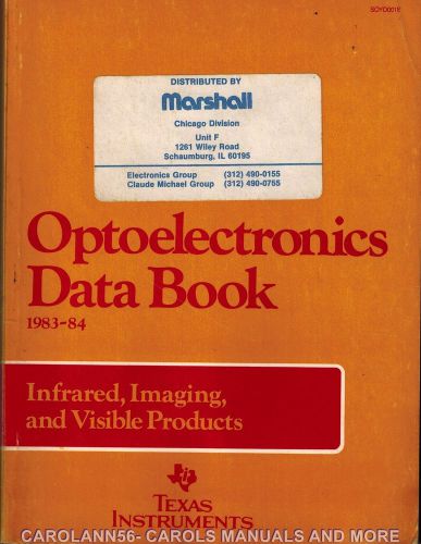 TEXAS INSTRUMENTS Data Book 1983-84 Optoelectronics