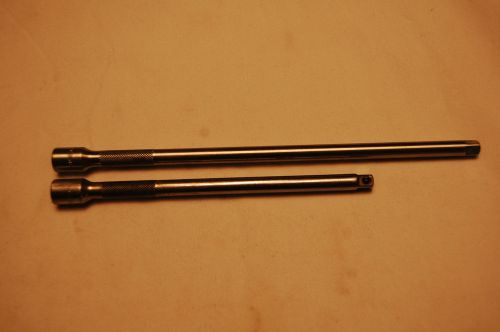 Snap-on 1/4&#034; Drive Knurled Extensions 6&#034; &amp; 8&#034;