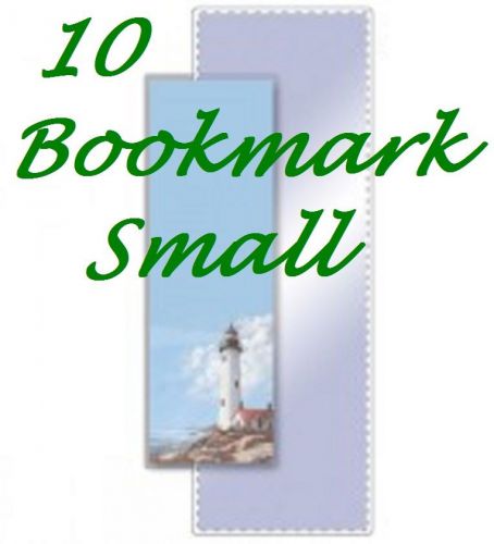 BOOKMARK 10 Pack SMALL Laminating Laminator Pouch Sheets  5 Mil. 2-1/8 x 6