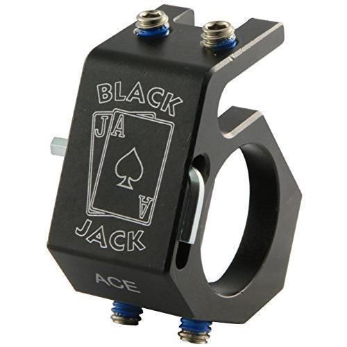Blackjack ace firefighter helmet aluminum flashlight holder new for sale
