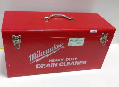HEAVY DUTY MILWAWKEE DRAIN CLEANER BOX IS EMPTY