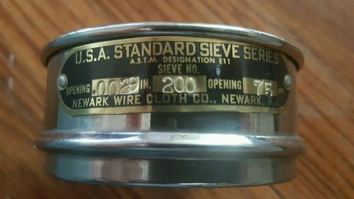U.S.A Standard Sieve Series 0029 200 75