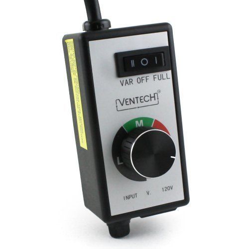 Ventech vt spd-ctrl vtspeed variable dial router fan speed controller for duct for sale