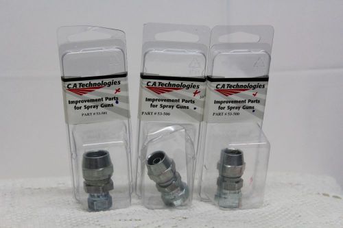 C.A.Technologies Lot of 3 Swivel Fittings 1/4&#034; &amp; 3/8&#034; New - Free Shipping