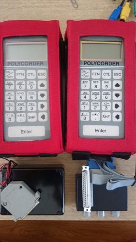 2 Omnidata Polycorder PC-706 Data Collector &amp; 2 Accessories