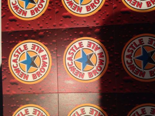 newcastle brown ale labels 50 full sheets 54 labels per sheet