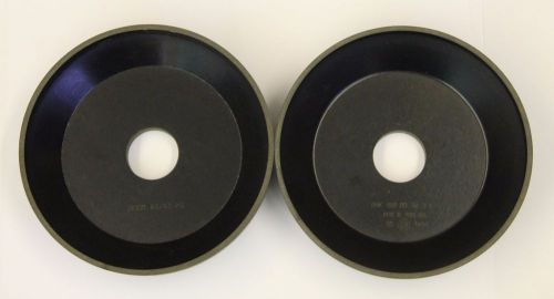 Two GRINDING WHEELS 12A2-45 150x35x32x3х6mm CBN(BORAZON)  100 micron