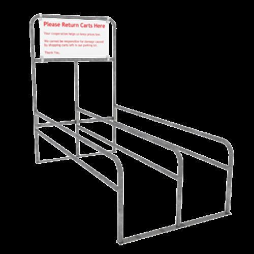 National Cart Co CC-603-20 Double-entry 20&#039;L Cart Corral